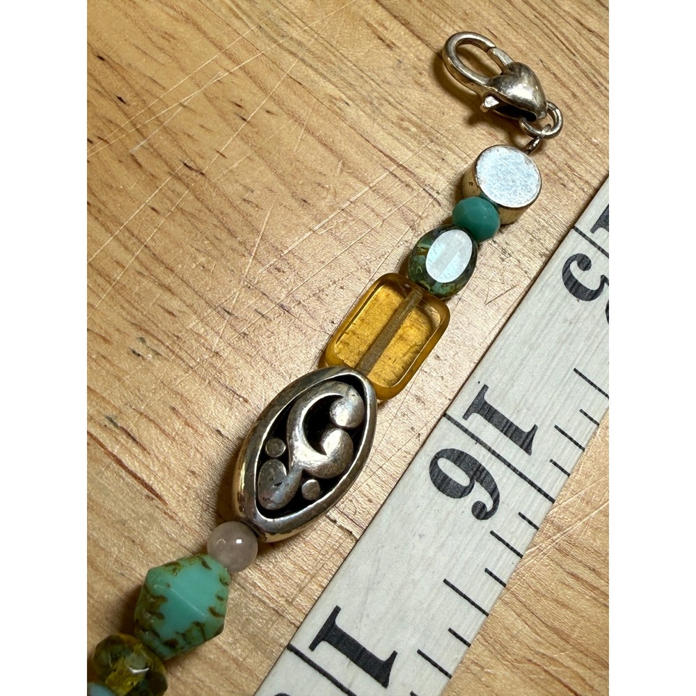 Boho Eclectic Colorful Beaded Artisan Brighton Bracelet - Picture 11 of 11